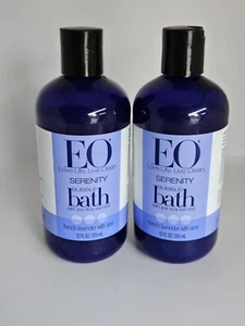 EO Products Bubble Bath Serenity French Lavender w/Aloe 12 Fl. oz (LOT OF 2) - Picture 1 of 2