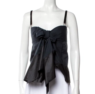 Camiseta sin mangas Kaufman Franco corbata/arco frontal, talla US8, IT44 Foto 1 de 4