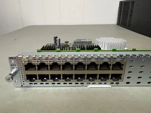 Ether Switch Router WAN LAN Cisco SM-X-ES3-16-P 16 -Port GbE PoE+ SM-X Layer 2/3 - Picture 1 of 5