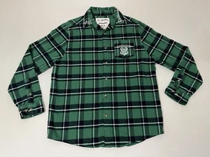 Harry Potter Long Sleeve Shirt Mens Cakeworthy Button Up Slytherin Flannel M - Bild 1 von 7