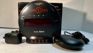 SONIC ALERT (SBB500SS) SONIC BOMB! Extra-Loud Dual Alarm Clock w/ Bed Shaker. - Picture 1 of 5