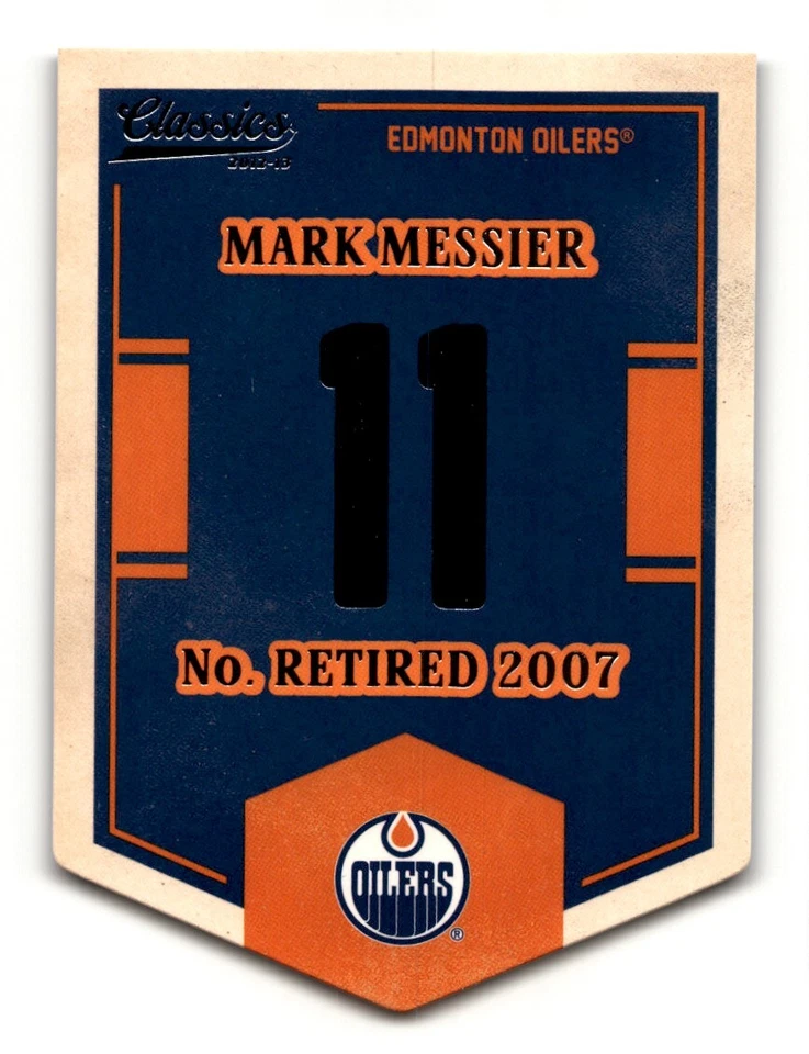 Mark Messier 2012-13 Panini Classics Signatures Banner Numbers #EN35 Edmonton - Image 1 of 2