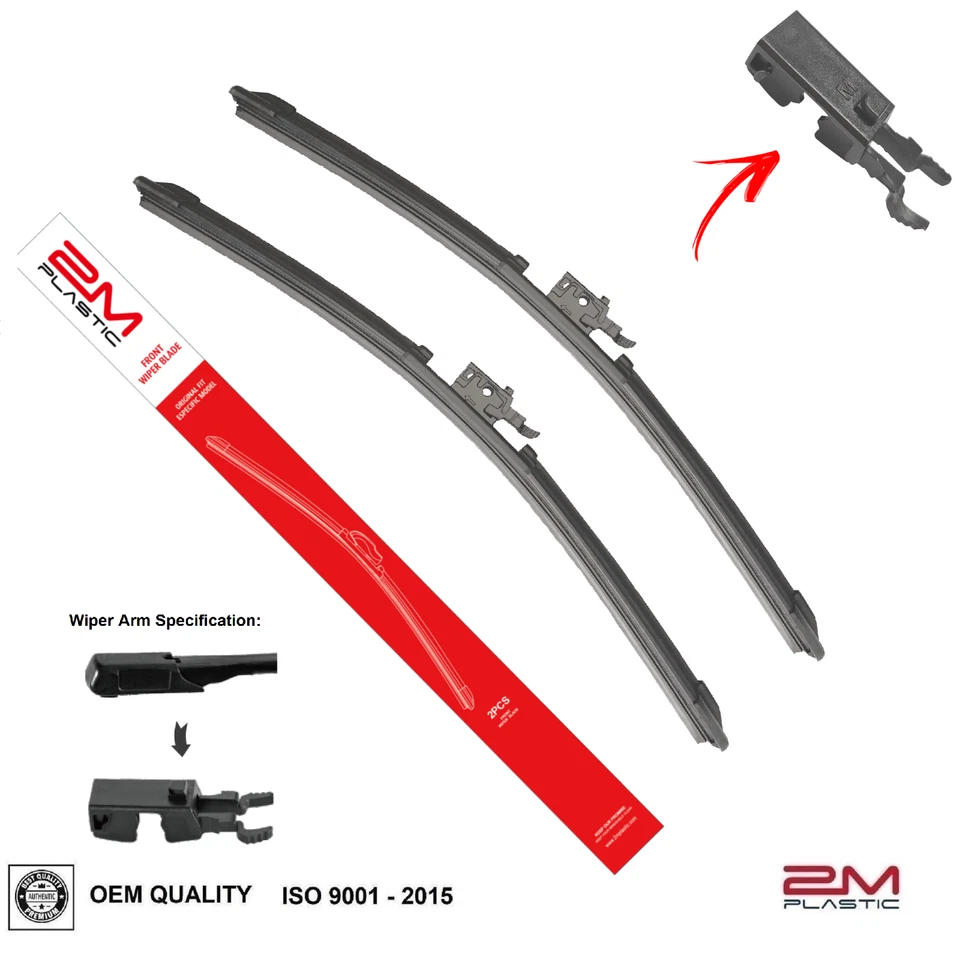 Front Windshield Wiper Blades For Mercedes-Benz SPRINTER 2019-2023 26" 24" Pair - Image 1 of 4