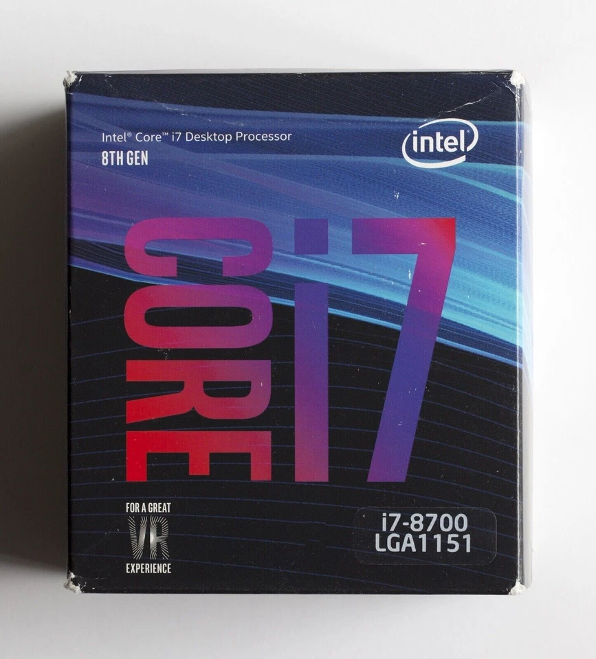 1PCS Intel Core i7-8700 8th Gen 3.2 GHz 12MB cache  SR3QS CPU Processor - Image 1 of 1