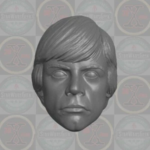 Luke Skywalker Jedi custom head for Star Wars Black Series & other action figure - Picture 1 of 1