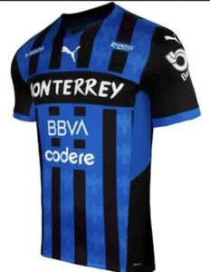 2022 Puma Drycell Kids Youth Monterrey Alternate Replica Soccer Jersey L 13-14 - Picture 1 of 7