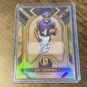 2023 Gold Standard Football Zay Flowers RC Auto /199 Rookie Baltimore Ravens
