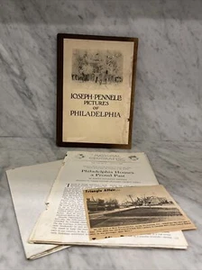 Joseph Pennells Bilder von Philadelphia 1924 HC & faszinierende Ephemera innen - Bild 1 von 23