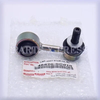 OEM GENUINE TOYOTA TUNDRA SEQUOIA FRONT STABILIZER LINK ASSY RIGHT 48820-0C010 Foto 1 de 4