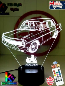 HOLDEN EH 1963 / 1965 3D LED Night Light 7 Colour Change Room Lamp - Picture 1 of 11