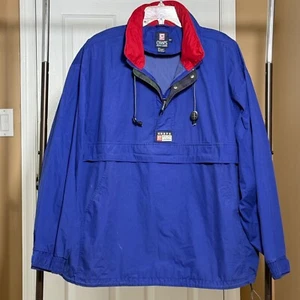 Vintage 90's Chaps Ralph Lauren Anorak WindbreakerJacket Pullover Hooded XLT - Picture 1 of 15