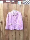 Christopher & Banks Pink Work Coat XL with Stretch #326