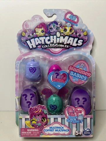 Hatchimals Colleggtibles Summer Babies Multipack [ 4-Pack Set ] NEW Cover