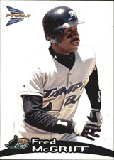 1999 Pacific Prism Tampa Bay Devil Rays Baseball Card #140 Fred McGriff