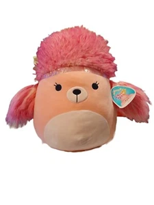 Squishmallow 16" Chloe the Pink Poodle Plush Pillow Soft Pink Squish Doo Plush - Picture 1 of 3