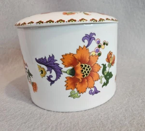 Vintage Limoges Rochard France Porzellan Kanister Dose mit Deckel, Wanamaker - Bild 1 von 9