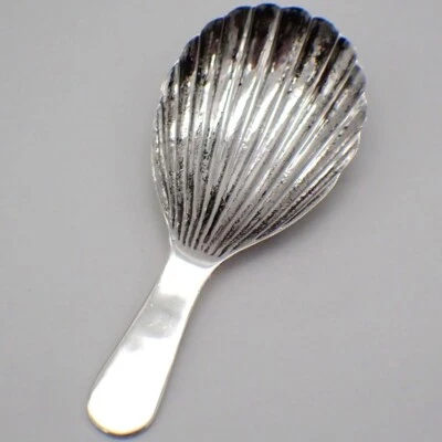 Грузинская чайная ложка раковина чаша английское серебро - Изображение 1 из 3