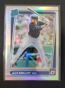 2021 Donruss Optic Alex Kirilloff #40 Rated Rookie Silver Prizm - Picture 1 of 2
