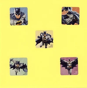 50 Adesivi Valore Batman - Bomboniere per Feste - Ricompense - Foto 1 di 1