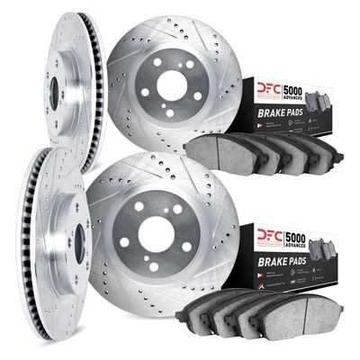 For Porsche Panamera 14-19 Brake Kit DFC PRO-KIT 5000 Drilled & Slotted Front & Foto 1 de 2