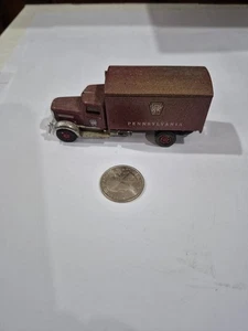 Golden Wheel Diecast Pennsylvania Truck Cargo box truck distressed. - Picture 1 of 6