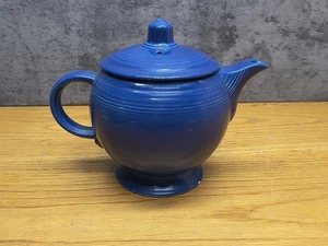 VINTAGE FIESTA FIESTAWARE TEIERA MEDIA BLU COBALTO - Foto 1 di 9