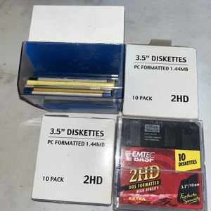 HUGE JOB LOT Floppy Disk Disks Bundle Used VINTAGE PC COLLECTOR - Afbeelding 1 van 3