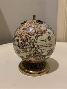 Soporte para bolígrafo globo vintage hecho en Japón escritorio de oficina decorativo - Imagen 1 de 8