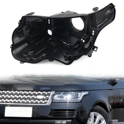 Black Headlight Bottom Base Case Housing For Land Rover Range Rover 2013-2017 14 - Image 1 of 4