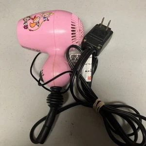 Vintage Powerpuff Girls Mini Rosa Haartrockner Selten Sammlerstück - Bild 1 von 3