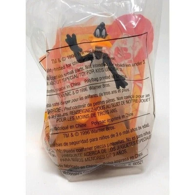 DAFFY DUCK пространства джем McDonald's Happy Meal игрушка мобильный фигурка 1996 винтажный новый - Изображение 1 из 2