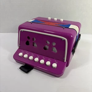 Mini Kinder Spielzeug Akkordeon 10 Tasten 14 Noten mit Bass Akkorden Musikinstrument - Bild 1 von 7