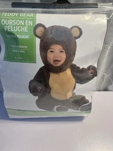 Amscan Cuddly Teddy Bear Infant Costume, 6-12 months —READ Halloween - Picture 1 of 5