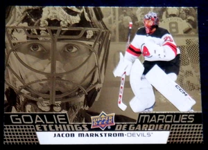 Jacob Markstrom Tim Hortons Upper Deck Goalie Etchings card GE-1, 2025 -26 - Picture 1 of 2