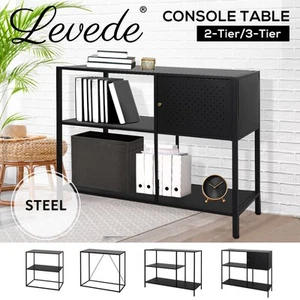 Console Table Hallway Side Entry Hall Display Shelf Furniture Desk Storage Metal - Picture 1 of 51