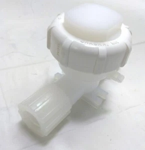 Fluoroware 710-S47 Strainer, Connections: 3/4" Flaretek, Orifice: 1/2", PFA - Picture 1 of 6