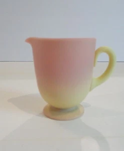 Mt. Washington BURMESE Art Glass CREAMER, c. 1880's - Picture 1 of 8