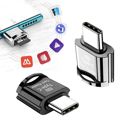 USB 3.0 Speicherkartenleser Kartenlesegerät Typ C Micro SD TF Speicher Adapter - Bild 1 von 4