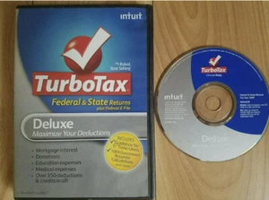 Intuit TurboTax Federal & State Deluxe 2010 Personal Finance Software CD Win/MAC - Picture 1 of 1