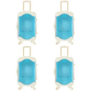 4 Pack Puppe Tasche Mini-Koffer Kinderspielzeug Aufbewahrung - Bild 1 von 12