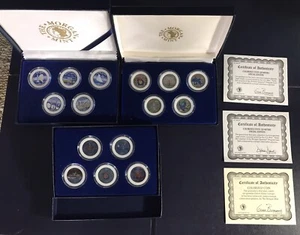 3 Set * 1999, 2000 & 2001 COLORIZED STATE QUARTERS MORGAN MINT ** - Picture 1 of 6