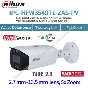 5MP 5x Zoom Full Color IP Camera Mic Speaker SMD3.0 IPC-HFW3549T1-ZAS-PV - Bild 1 von 4