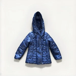 Tommy Hilfiger Boy’s Navy Blue Puffer Jacket in Size S/P 7 - Picture 1 of 7