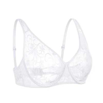 Sissy Mens Bras Lace Bra Underwired Brassiere Flat-chested Crossdreser Lingerie - Image 1 of 4