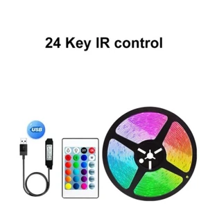 Multi Use LED Strip 5V 5050 Smart LED Light For Walls, Room Bluetooth Wifi Alexa - Picture 1 of 20