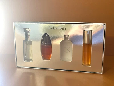 Mini conjunto de presente feminino Calvin Klein 4 peças fl oz 0,5 cada - Imagem 1 de 4