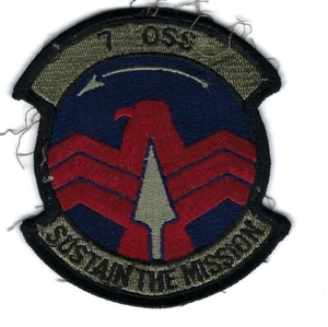 PATCH USAF 7TH OPERATIONS SUPPORT SQ OSS DYESS AFB JT30 - Picture 1 of 1