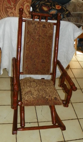 Cherry Sling Rocker / Rocking Chair   (R184) Cover