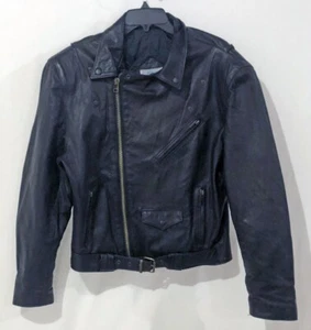 Hard Rock Cafe Vintage Leather Biker Jacket Sydney Australia 1992 Men’s Sz Large - Picture 1 of 14