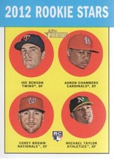 2012 Topps Heritage Baseball Card Pick 1-259